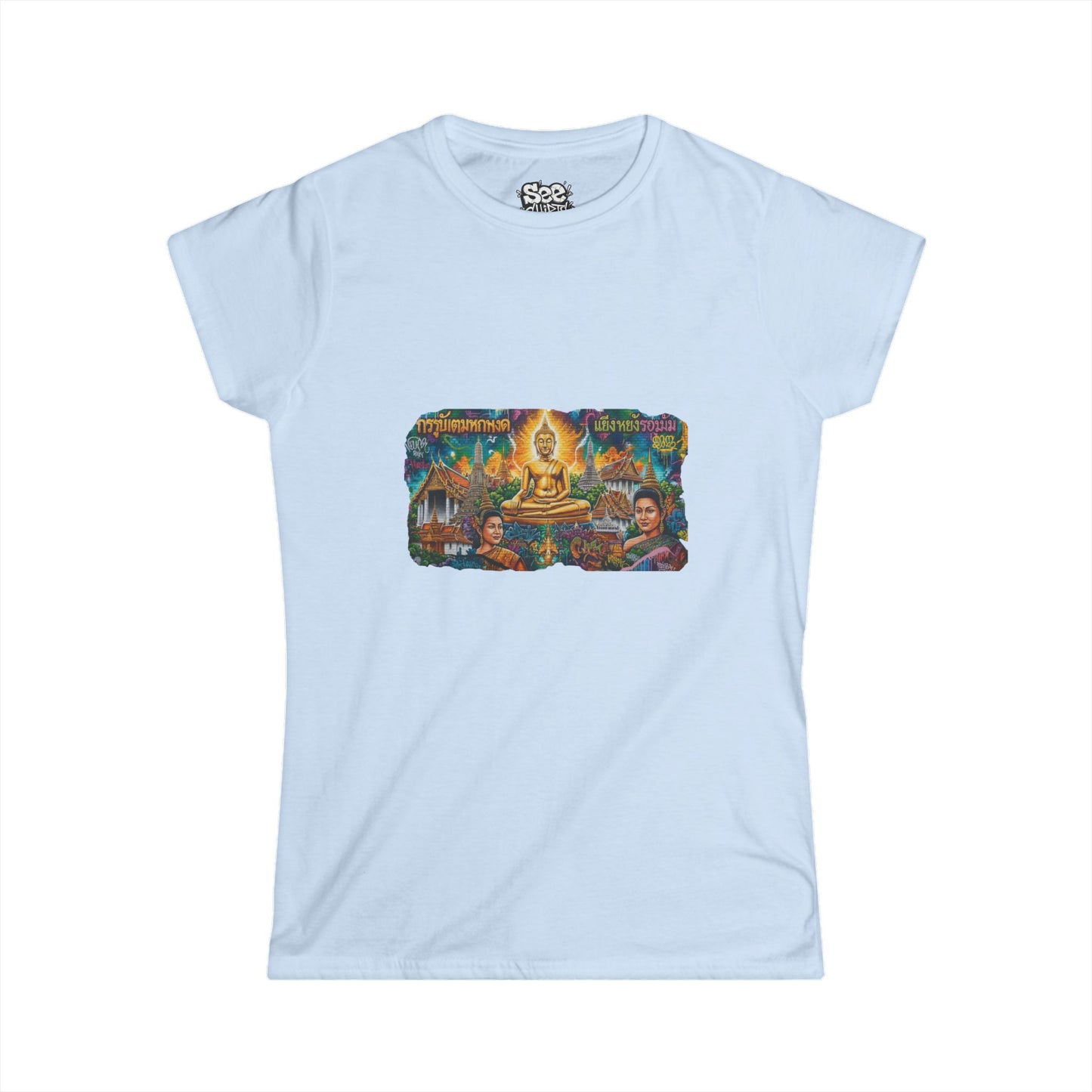 Bangkok W - Dynamic Graffiti ART Women T Shirt