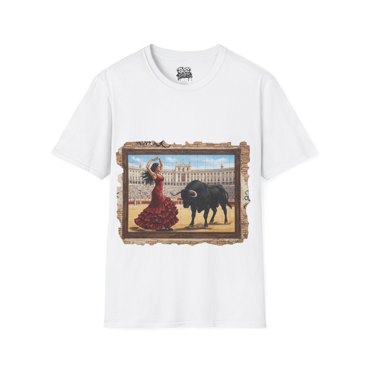 Madrid T - Dynamic Graffiti ART Unisex Tee Shirt