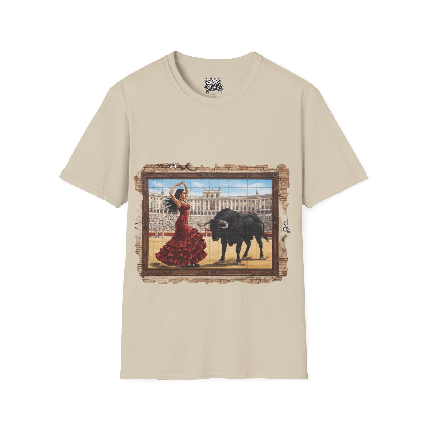 Madrid T - Dynamic Graffiti ART Unisex Tee Shirt