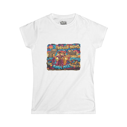 Mumbai W - Dynamic Graffiti ART Women T Shirt