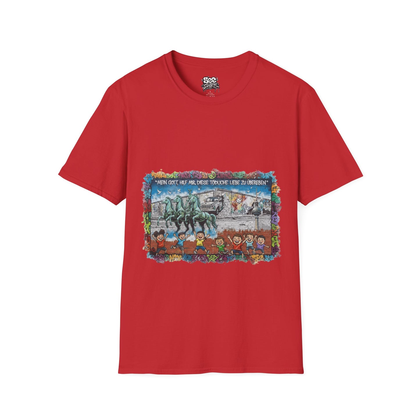 Berlin T - Dynamic Graffiti ART Unisex Tee Shirt