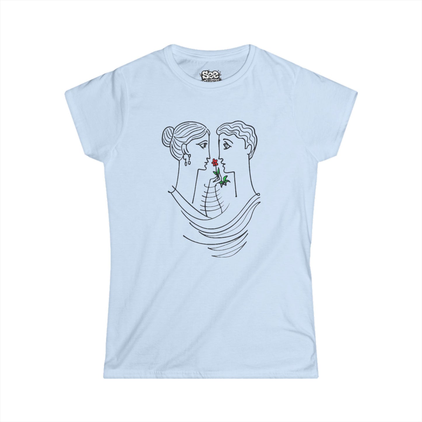 Love Story W - Dynamic ART Women T Shirt