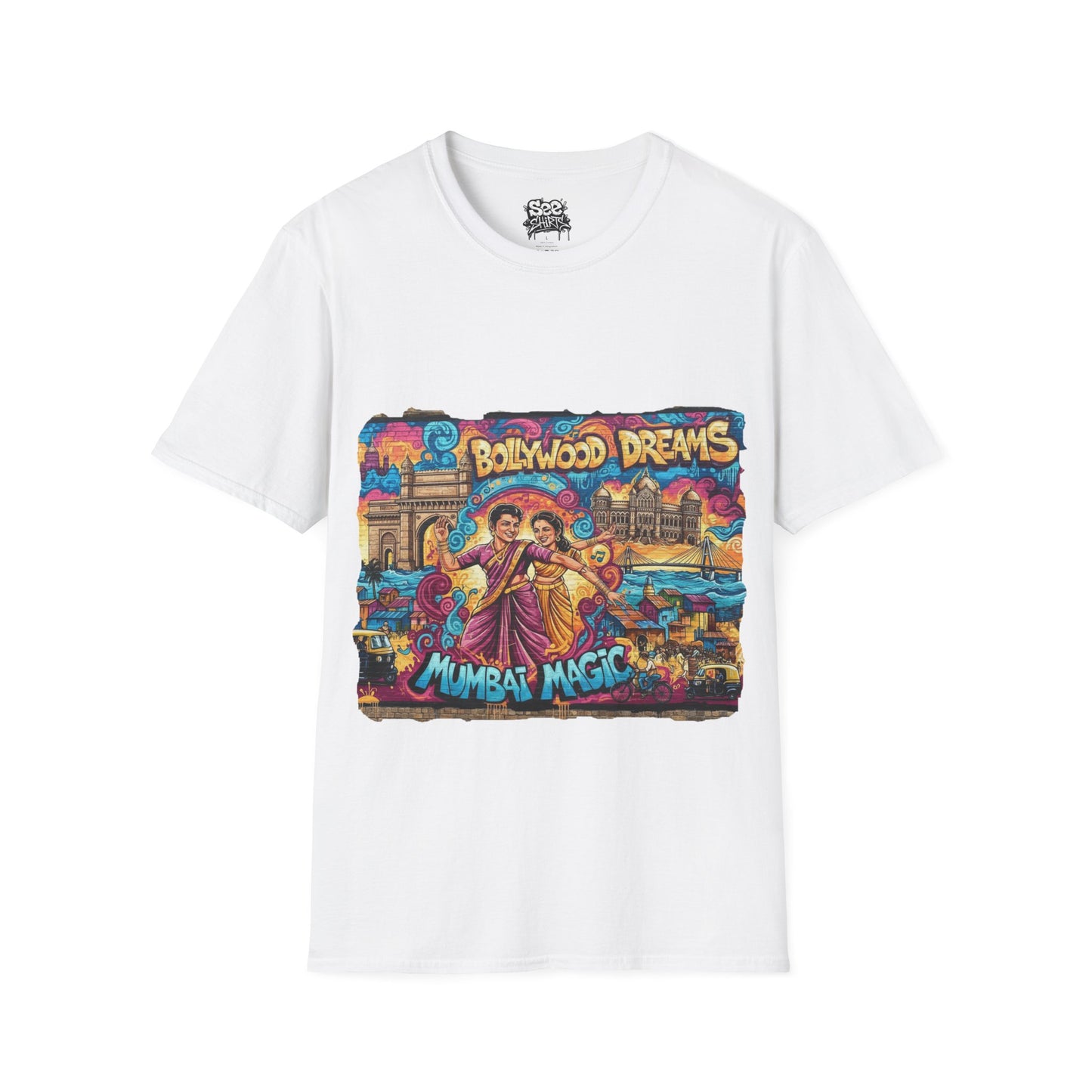 Mumbai T - Dynamic Graffiti ART Unisex Tee Shirt