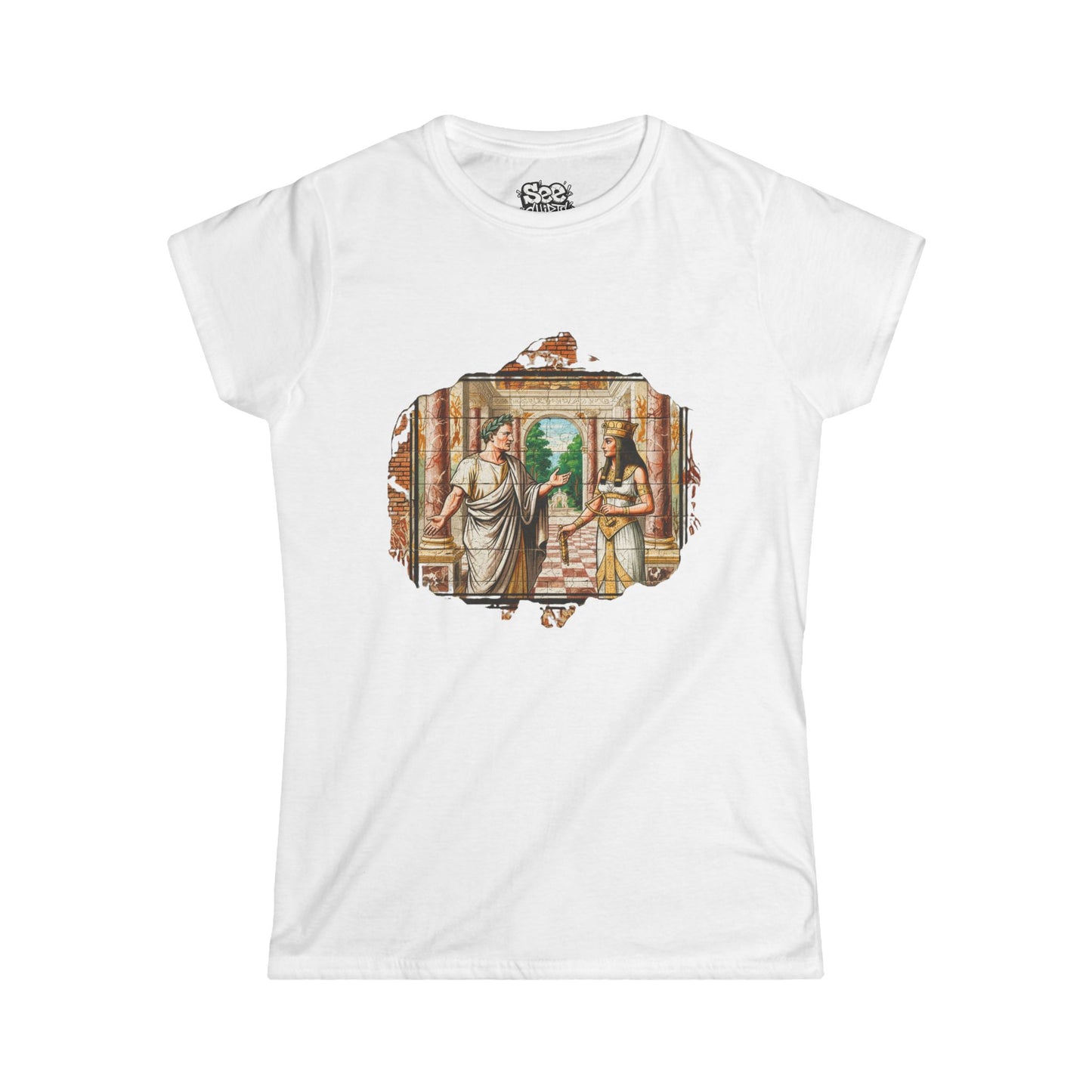 Rome W - Dynamic Graffiti ART Women T Shirt