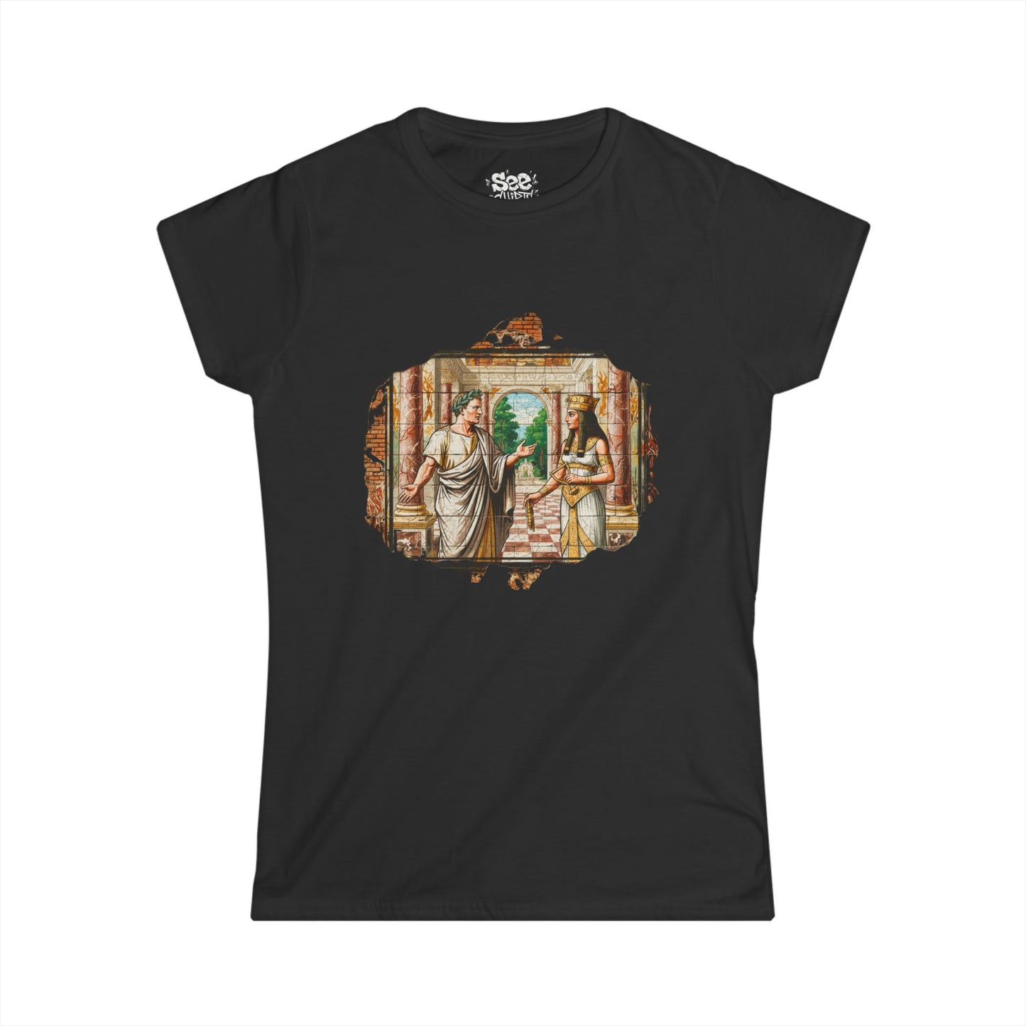 Rome W - Dynamic Graffiti ART Women T Shirt