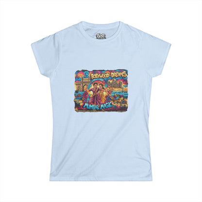 Mumbai W - Dynamic Graffiti ART Women T Shirt