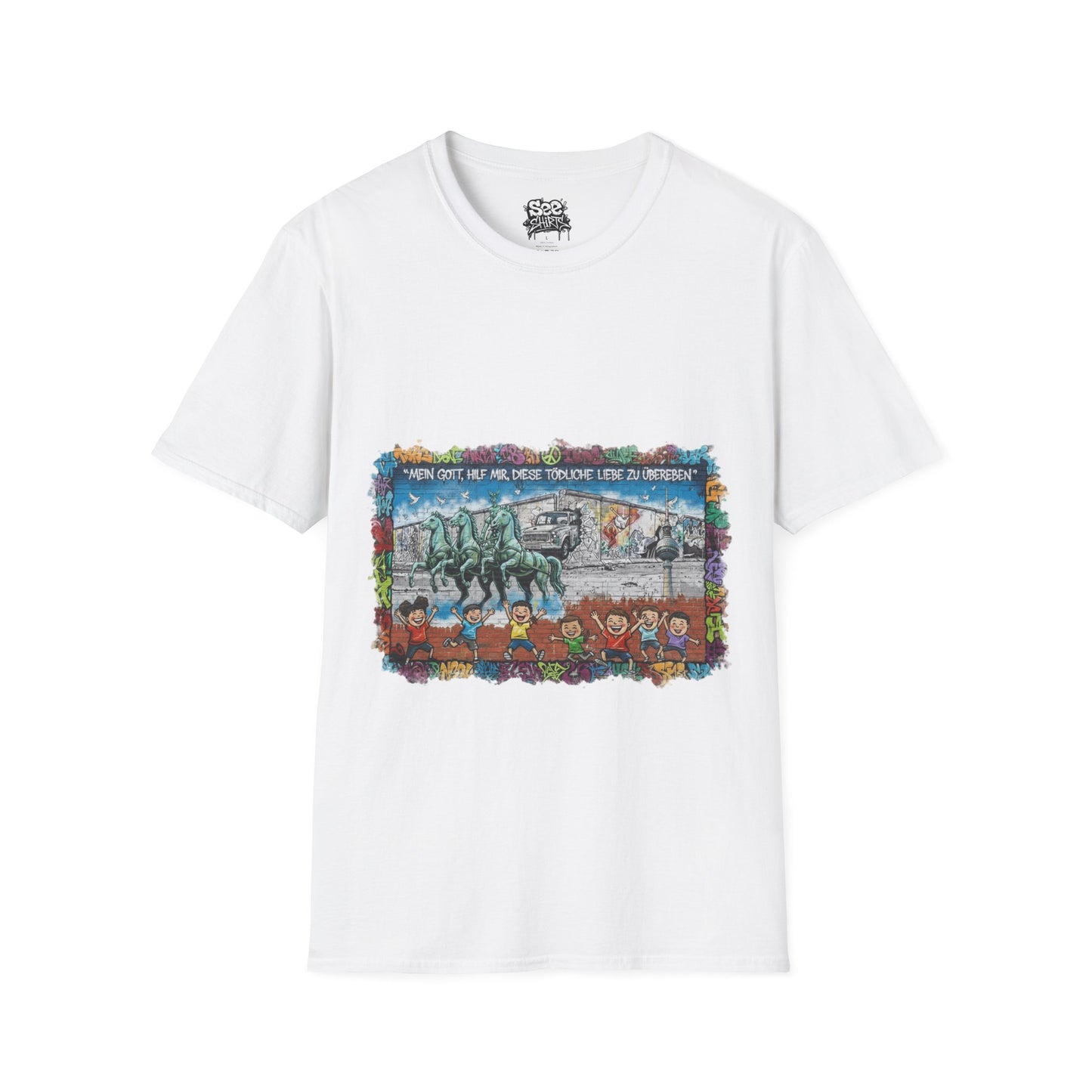 Berlin T - Dynamic Graffiti ART Unisex Tee Shirt