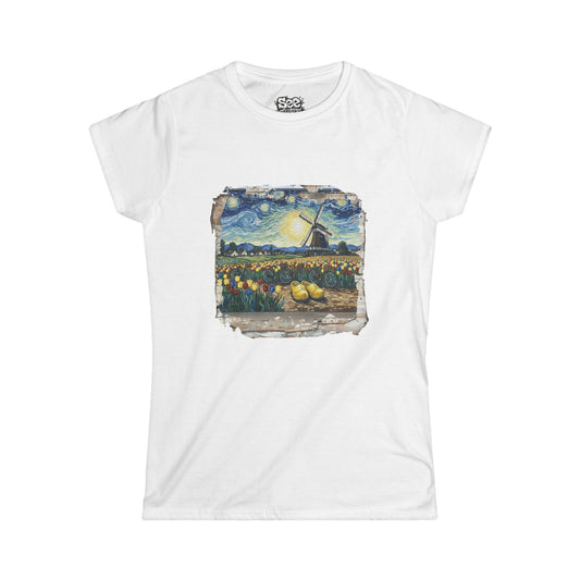 Amsterdam W - Dynamic Graffiti ART Women T Shirt