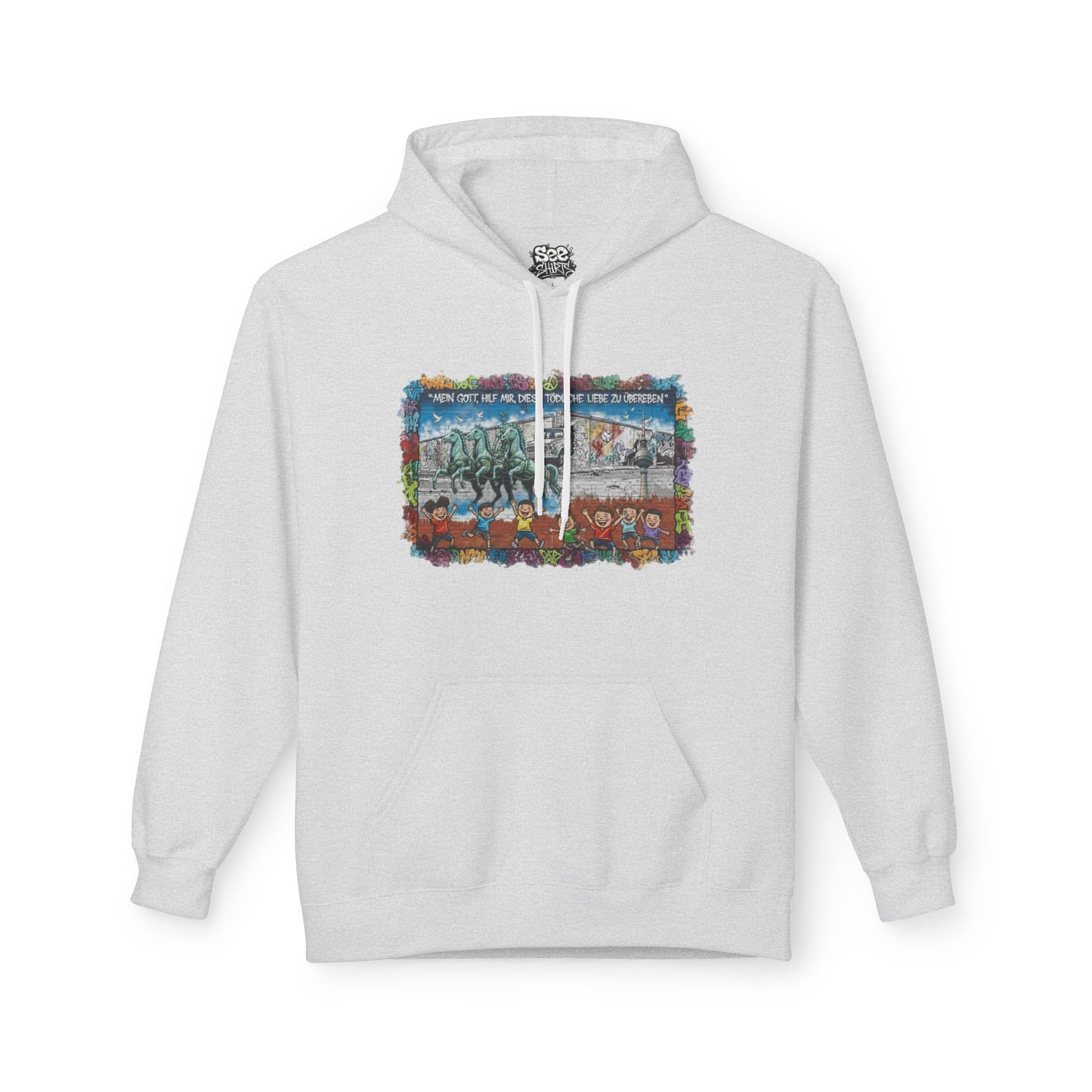 Berlin H - Dynamic Graffiti ART Hoodie