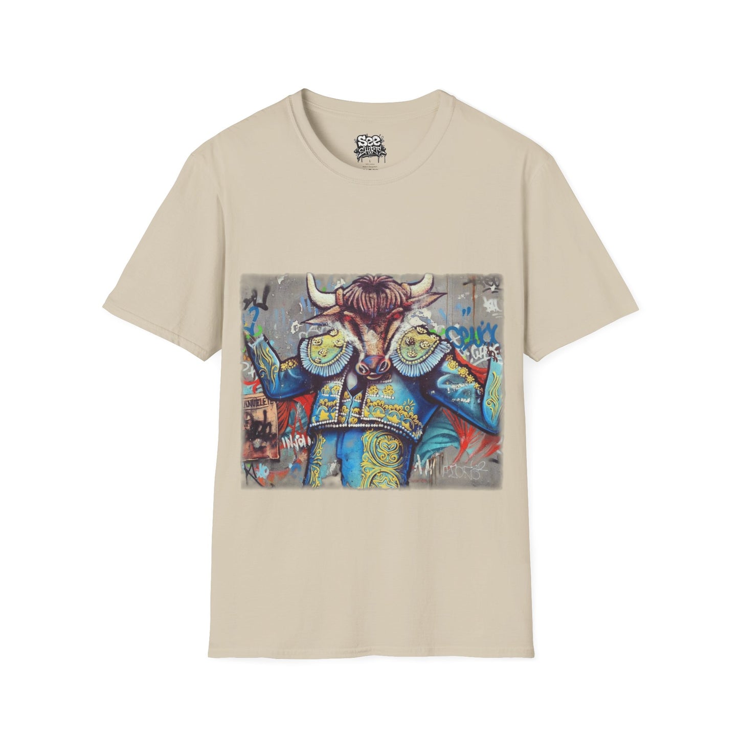 King Bull T - Dynamic Graffiti ART Unisex Tee Shirt
