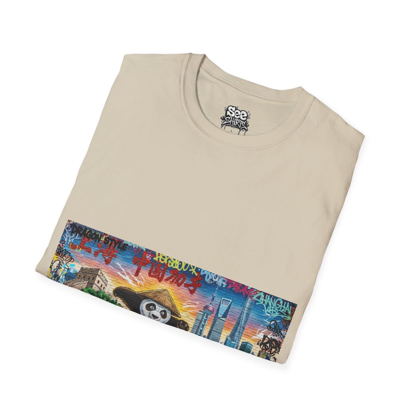 Shanghai T - Dynamic Graffiti ART Unisex Tee Shirt