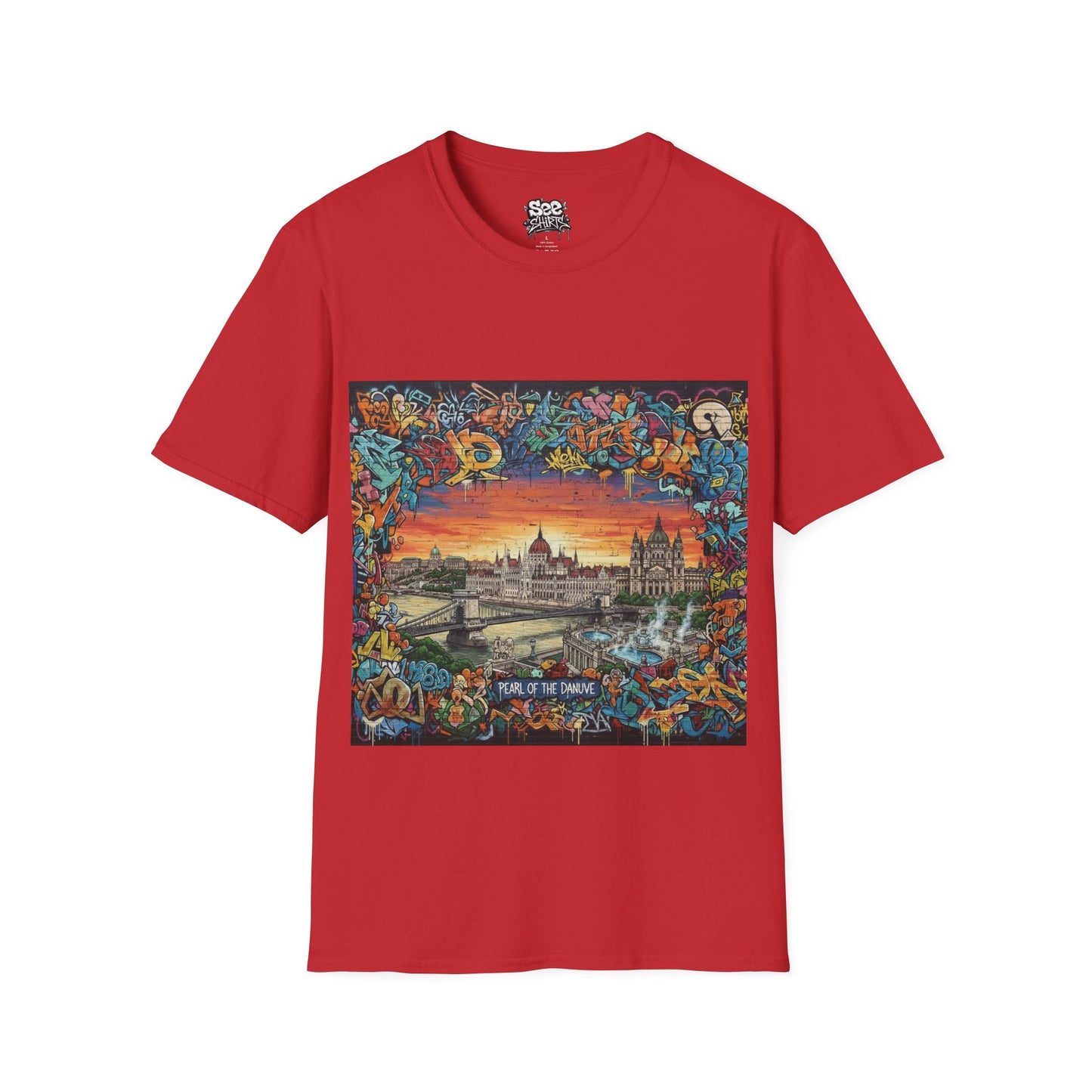 Budapest T - Dynamic Graffiti ART Unisex Tee Shirt