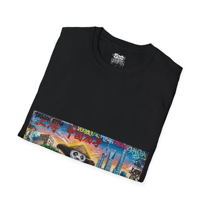 Shanghai T - Dynamic Graffiti ART Unisex Tee Shirt