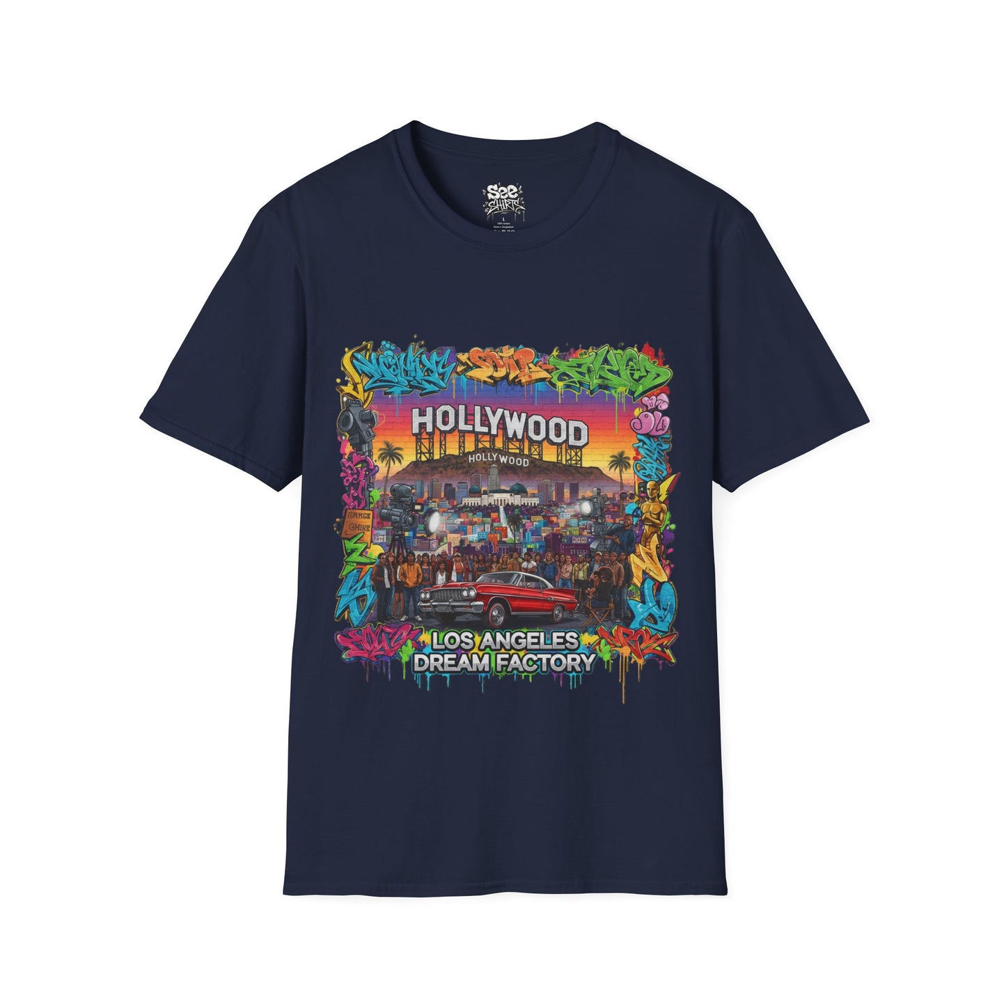 Los Angeles T - Dynamic Graffiti ART Unisex Tee Shirt