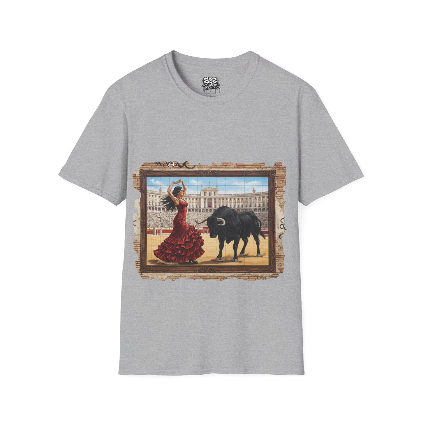 Madrid T - Dynamic Graffiti ART Unisex Tee Shirt