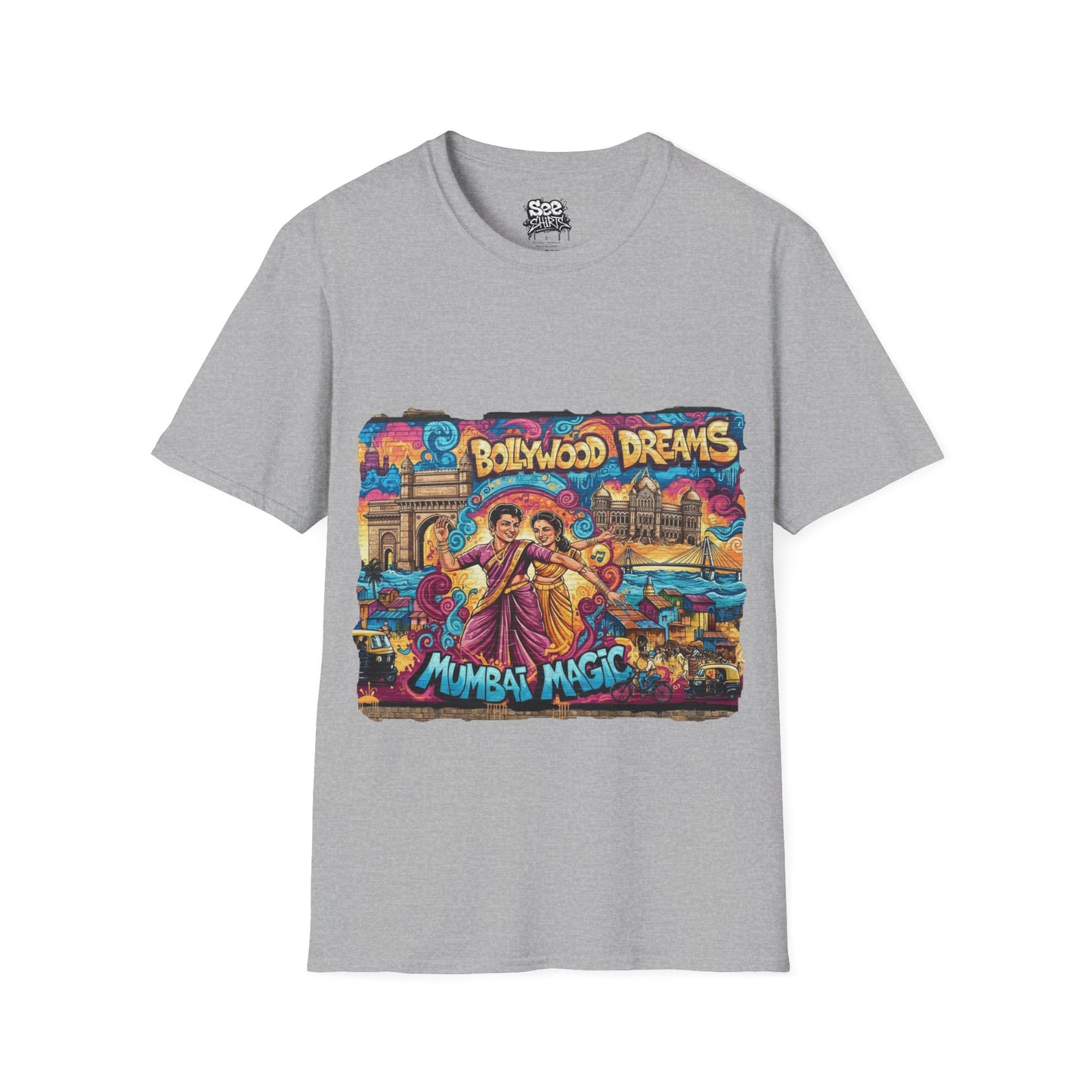 Mumbai T - Dynamic Graffiti ART Unisex Tee Shirt