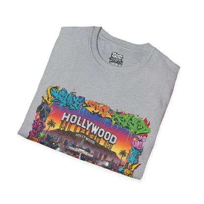Los Angeles T - Dynamic Graffiti ART Unisex Tee Shirt