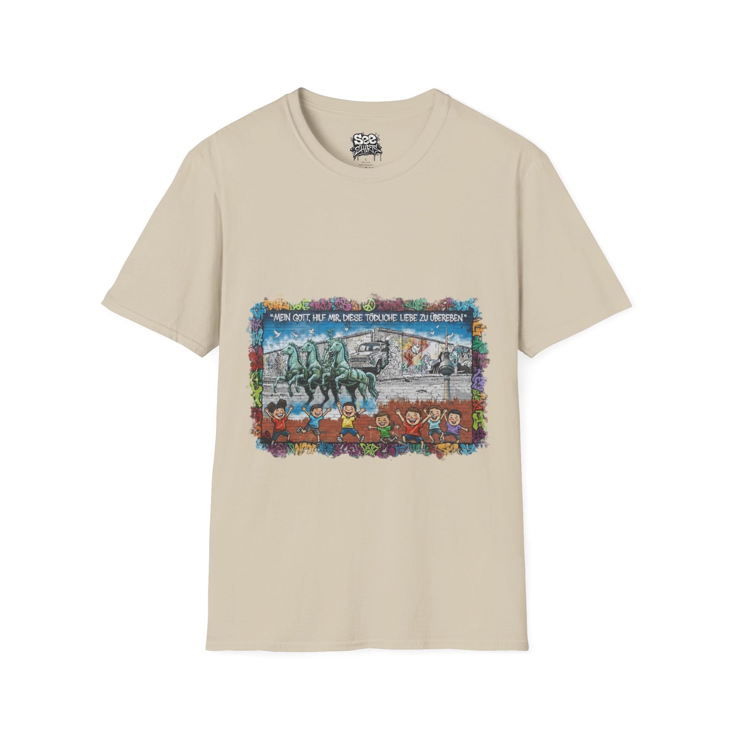 Berlin T - Dynamic Graffiti ART Unisex Tee Shirt