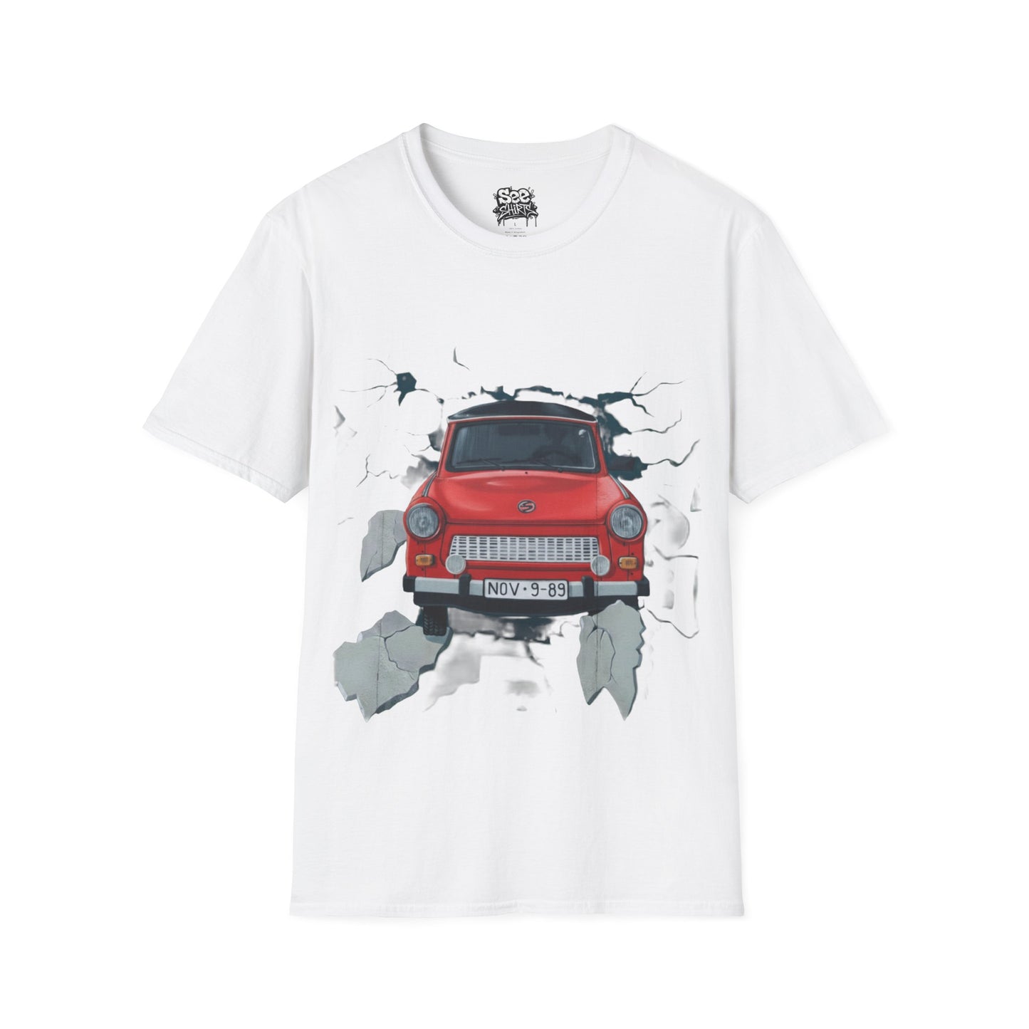 Iron Wall T - Dynamic Graffiti ART Unisex Tee Shirt