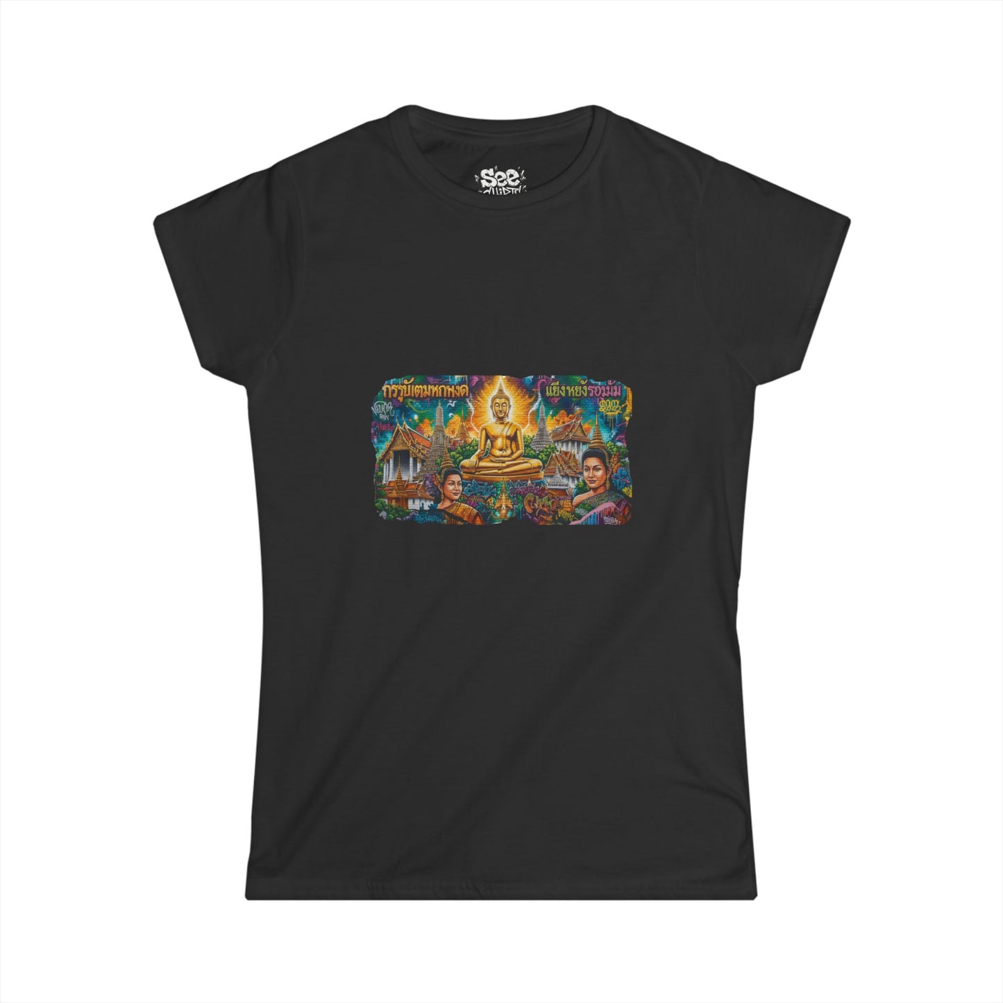 Bangkok W - Dynamic Graffiti ART Women T Shirt