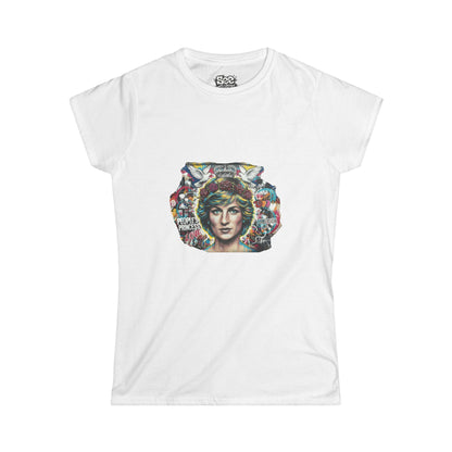 London W - Dynamic Graffiti ART Women T Shirt