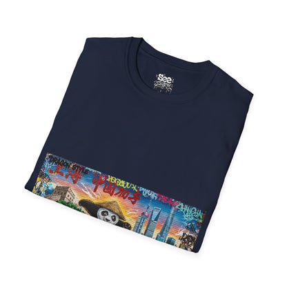 Shanghai T - Dynamic Graffiti ART Unisex Tee Shirt