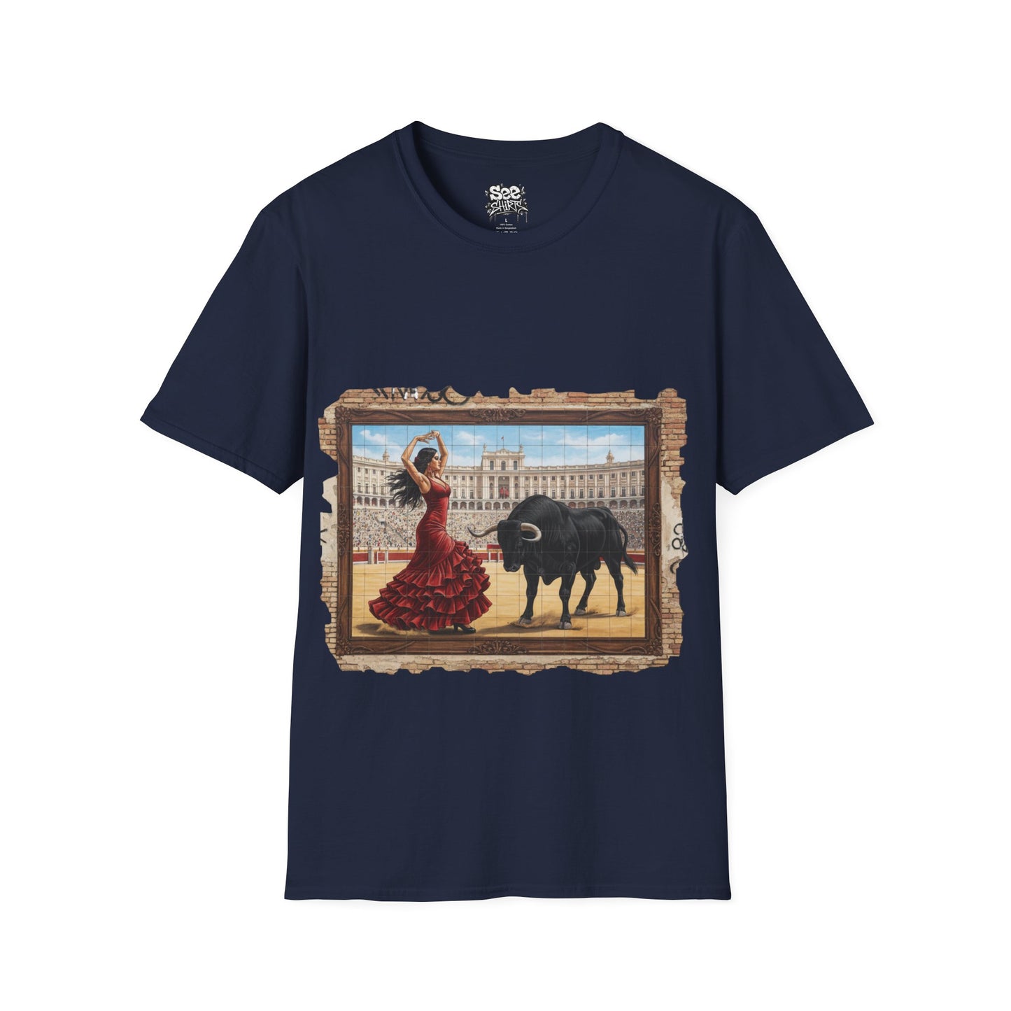 Madrid T - Dynamic Graffiti ART Unisex Tee Shirt