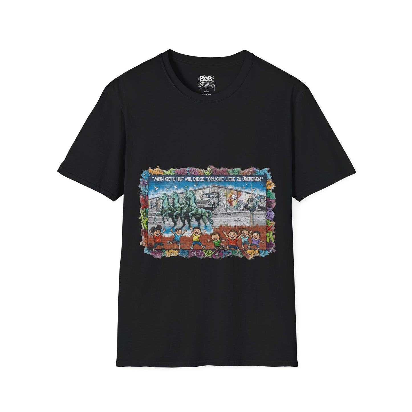 Berlin T - Dynamic Graffiti ART Unisex Tee Shirt