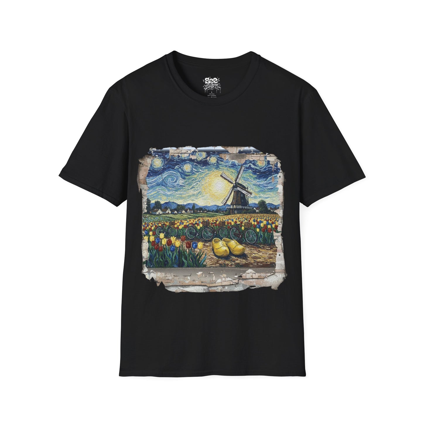 Amsterdam T - Dynamic Graffiti ART Unisex Tee Shirt