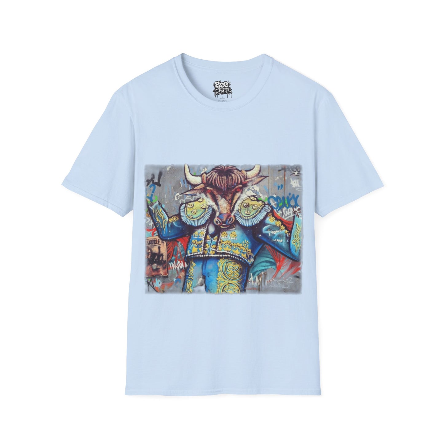 King Bull T - Dynamic Graffiti ART Unisex Tee Shirt