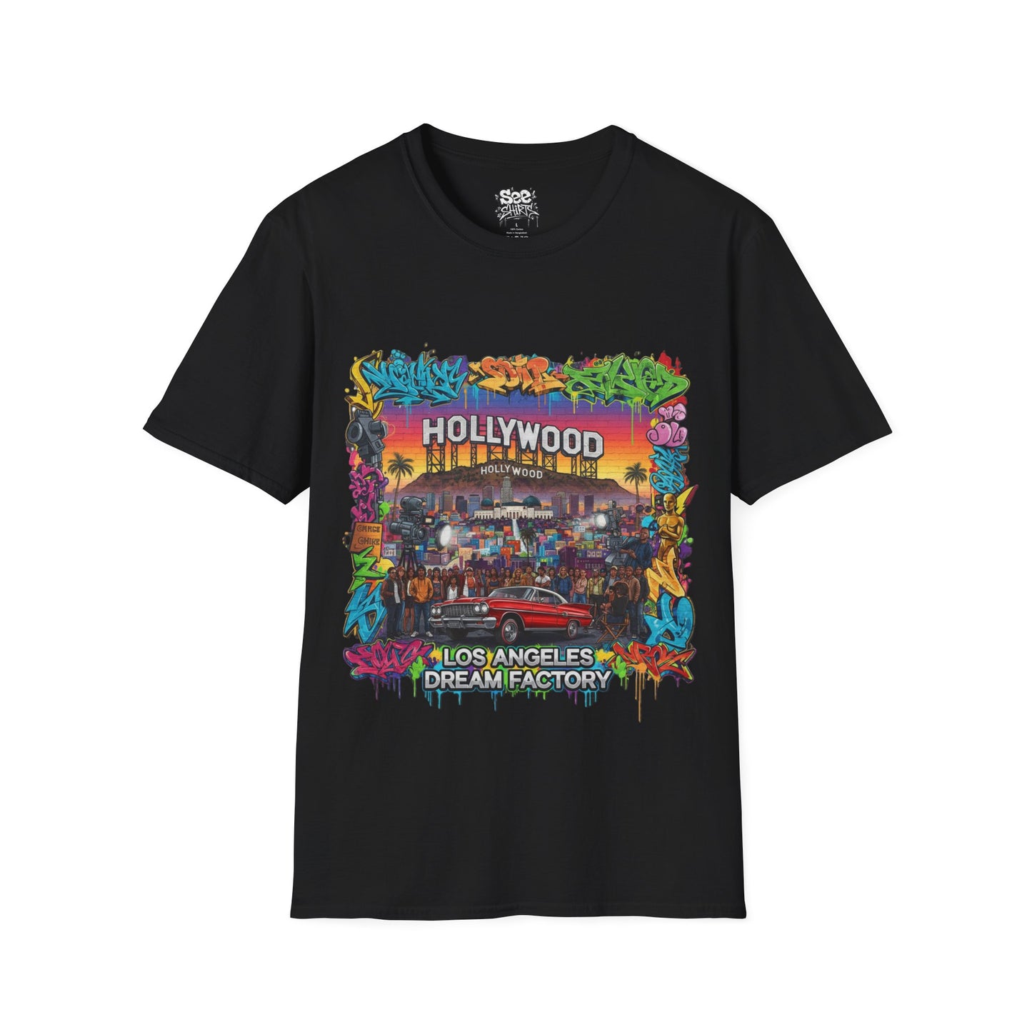 Los Angeles T - Dynamic Graffiti ART Unisex Tee Shirt