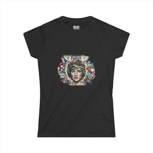 London W - Dynamic Graffiti ART Women T Shirt