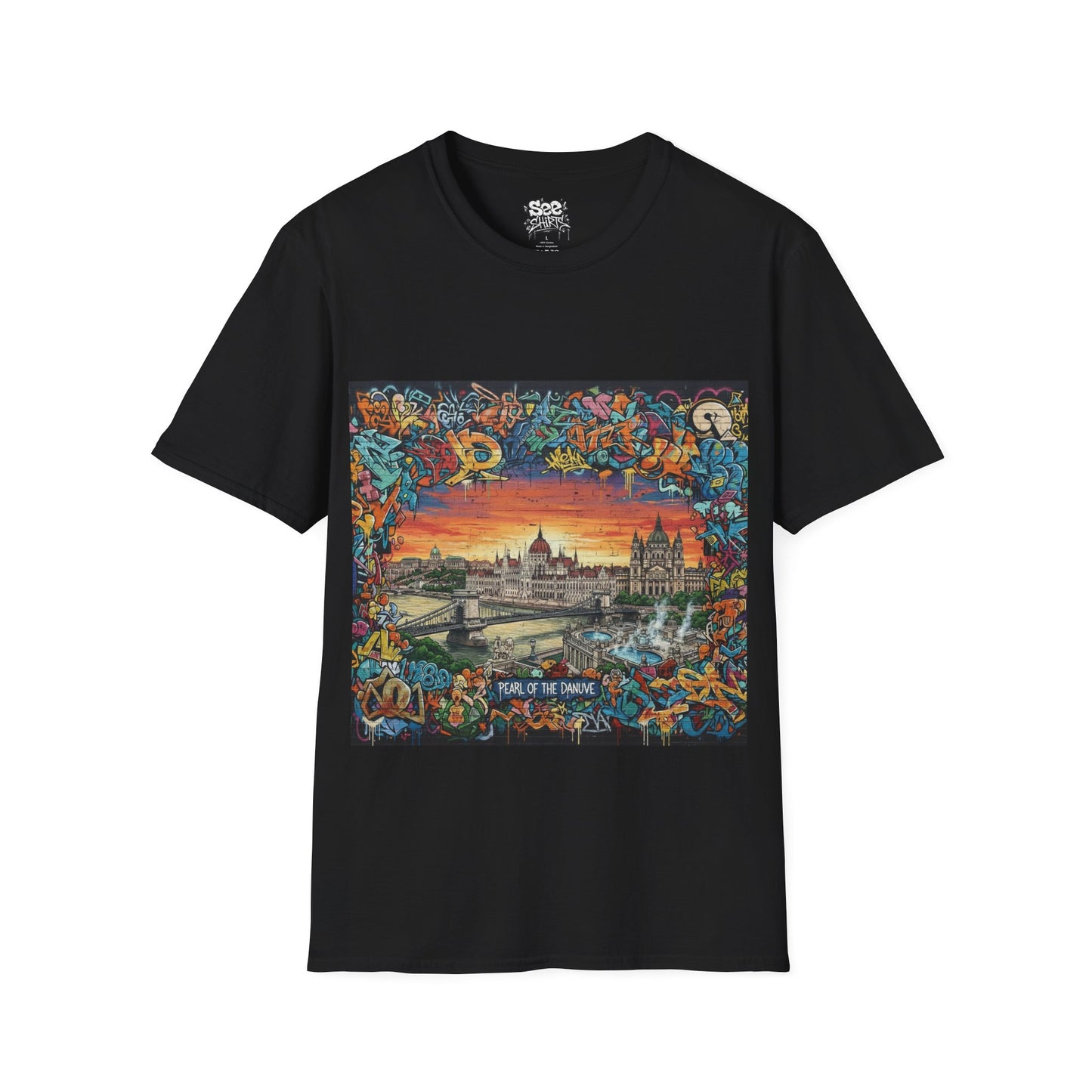 Budapest T - Dynamic Graffiti ART Unisex Tee Shirt