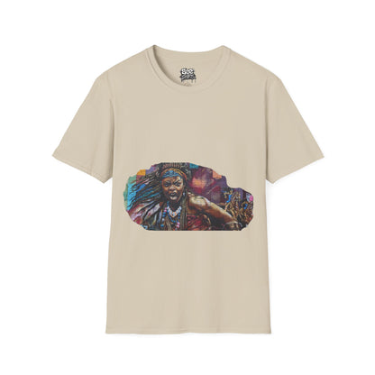 Warrior Woman T - Dynamic Graffiti ART Unisex Tee Shirt