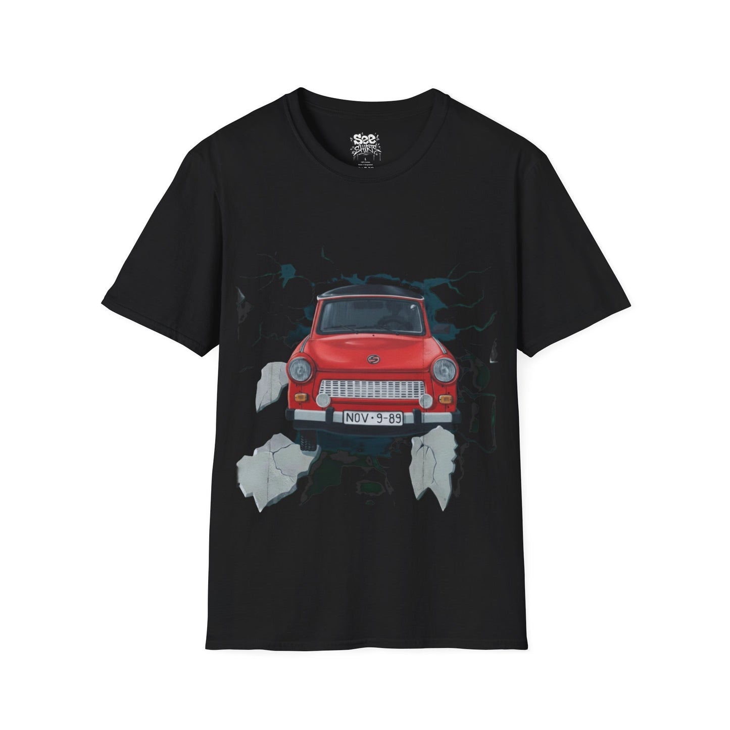 Iron Wall T - Dynamic Graffiti ART Unisex Tee Shirt