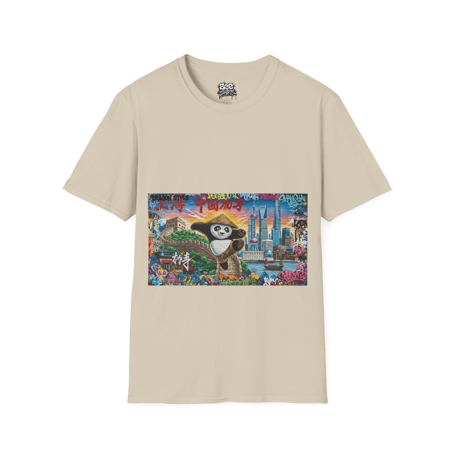 Shanghai T - Dynamic Graffiti ART Unisex Tee Shirt