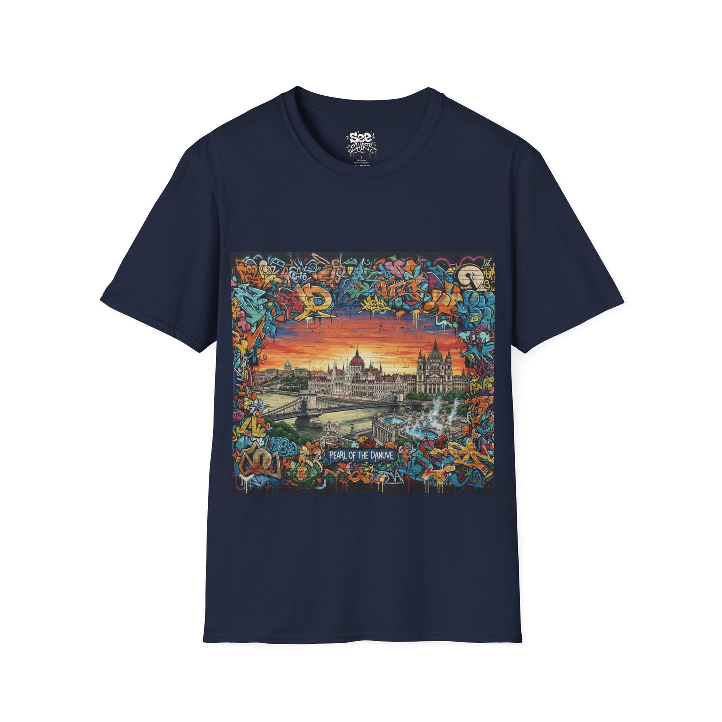 Budapest T - Dynamic Graffiti ART Unisex Tee Shirt