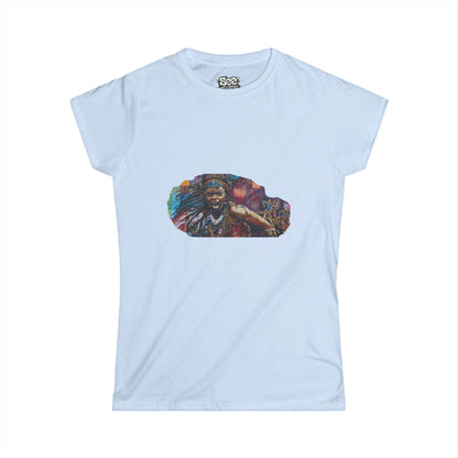 Warrior Woman W - Dynamic Graffiti ART Women T Shirt
