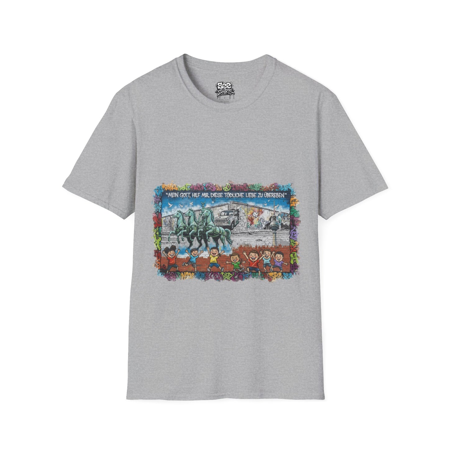 Berlin T - Dynamic Graffiti ART Unisex Tee Shirt