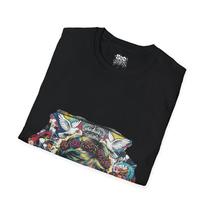 London T - Dynamic Graffiti ART Unisex Tee Shirt