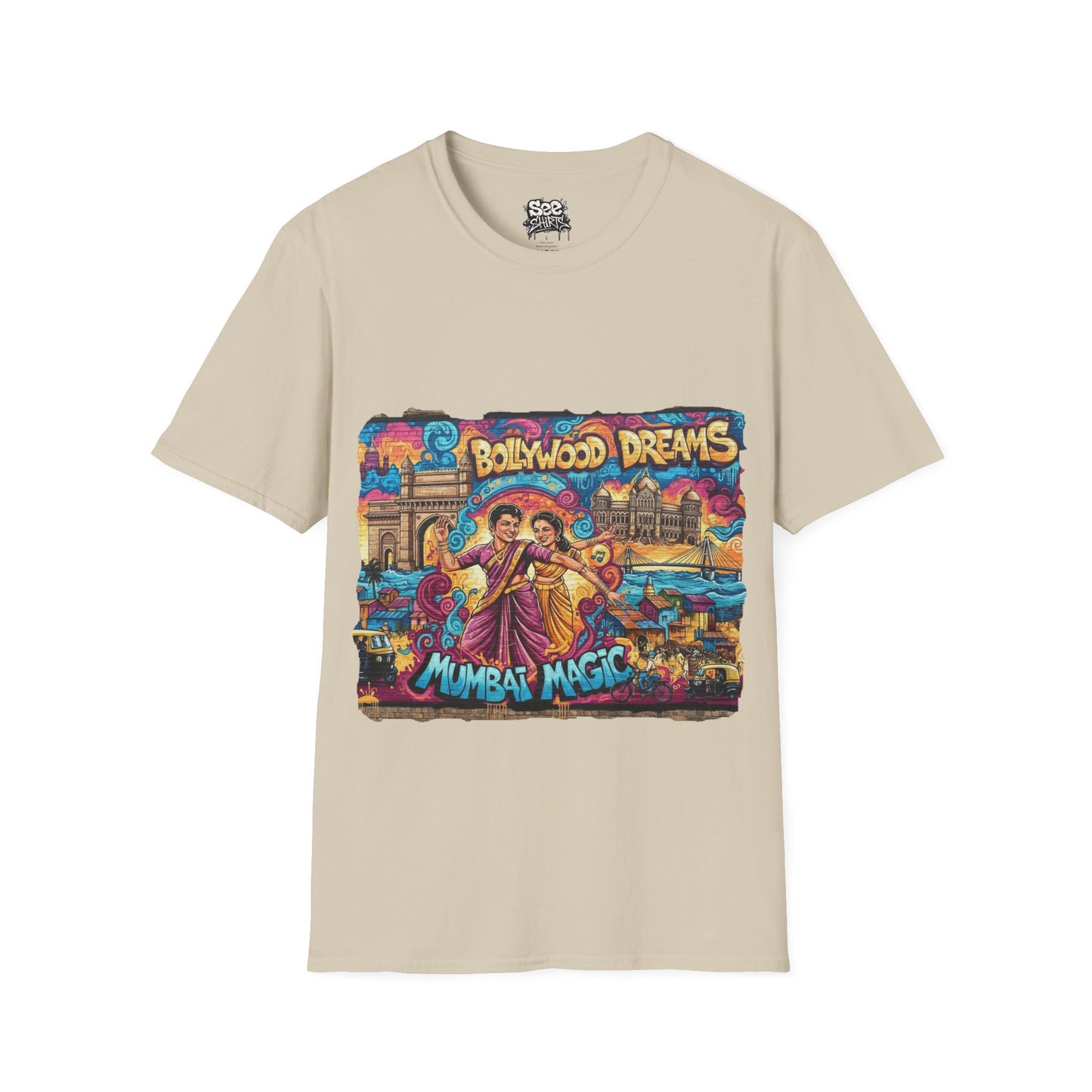 Mumbai T - Dynamic Graffiti ART Unisex Tee Shirt